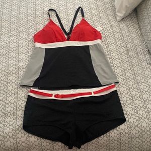 Nike 2 piece swim suit